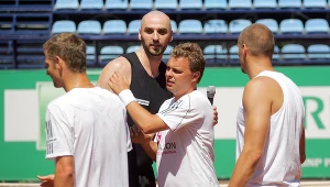 Na zdjęciu m.in. Marcin Gortat, była gwiazda NBA