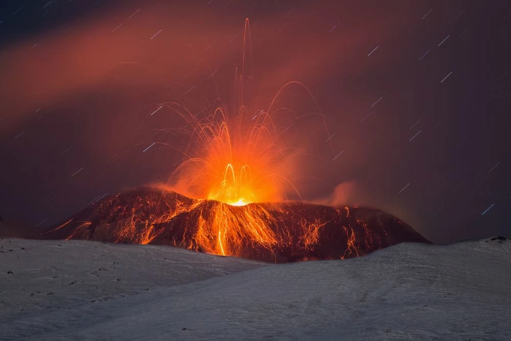 W czasach historycznych nie doszło do żadnej erupcji superwulkanu