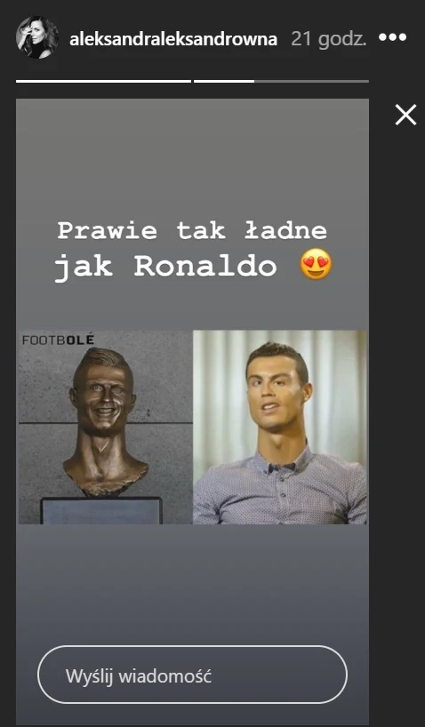 Rzeźba Cristiano Ronaldo 