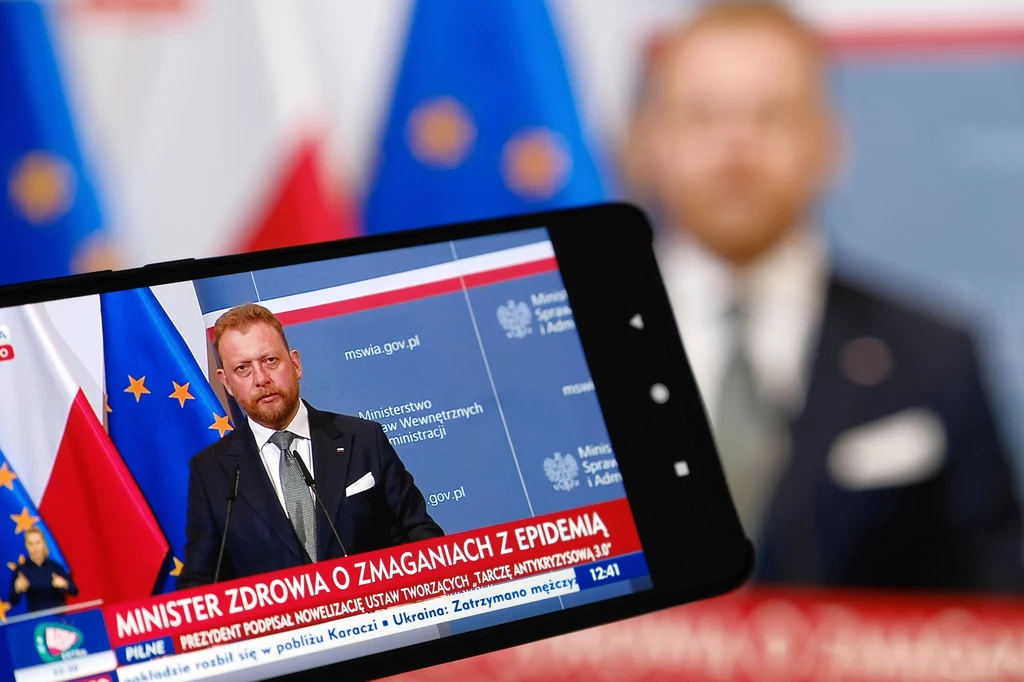Minister Łukasz Szumowski Minister Łukasz Szumowski
