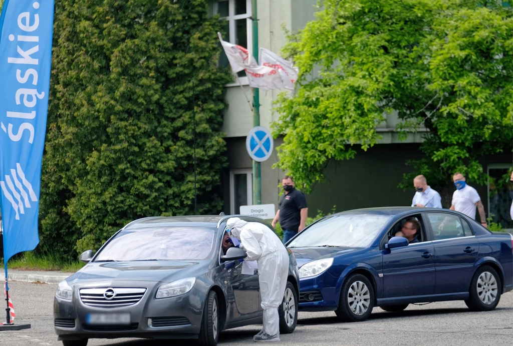 Punkt przesiewowych badań górników przy KWK Murcki Staszic w Katowicach Punkt przesiewowych badań górników przy KWK Murcki Staszic w Katowicach