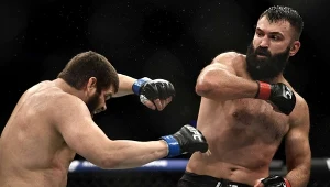 Andrej Arłouski w walce z Philipe'em Linsem