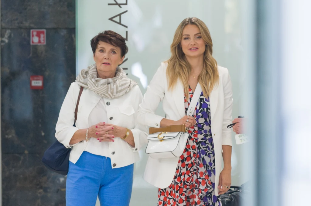 Małgorzata Socha z mamą Bożeną 