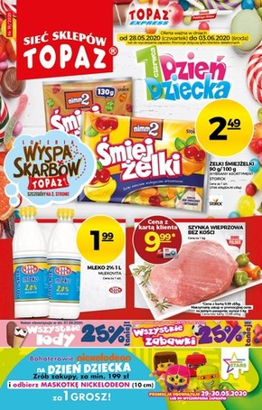 Promocje na Dzień Dziecka w sklepach Topaz