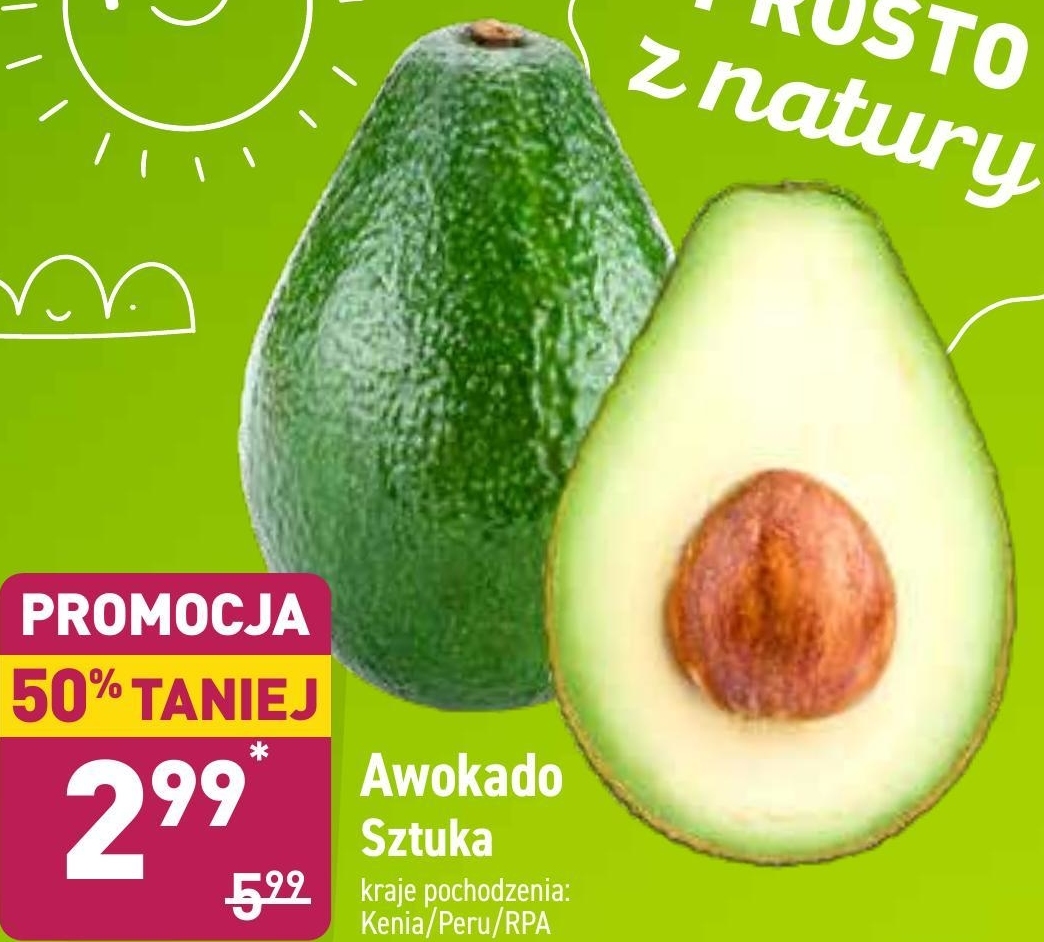 Archiwum | Awokado Hass 1 kg - Biedronka 25. 09. 2017 - 01. 10. 2017 ...