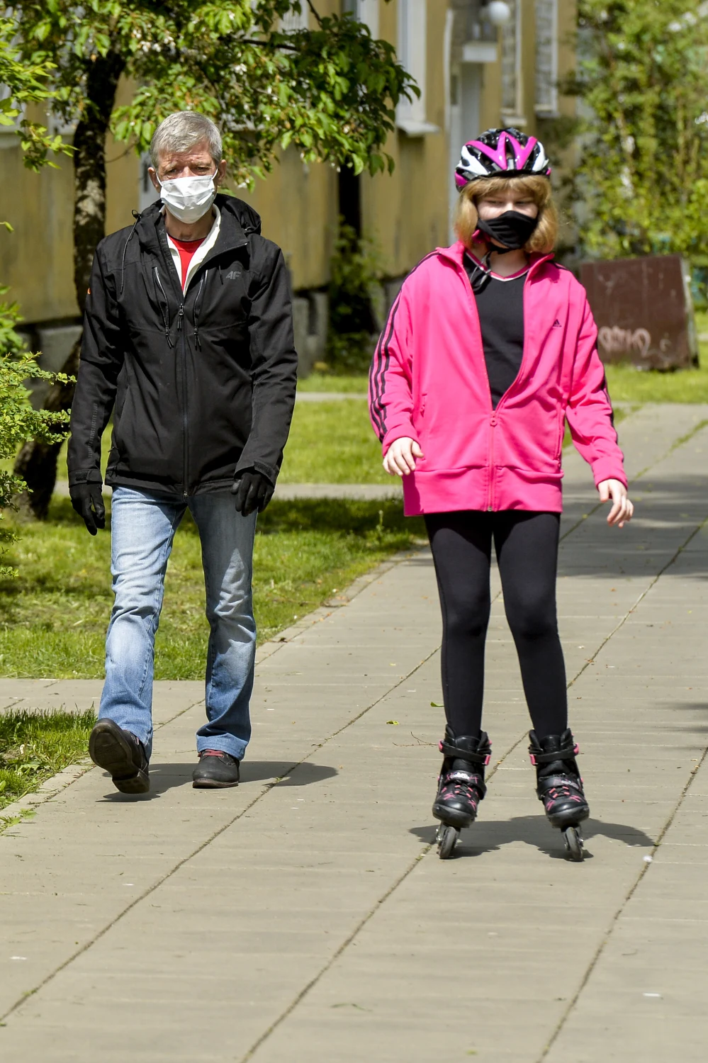 Henryk Gołębiewski z córką Henryk Gołębiewski z córką