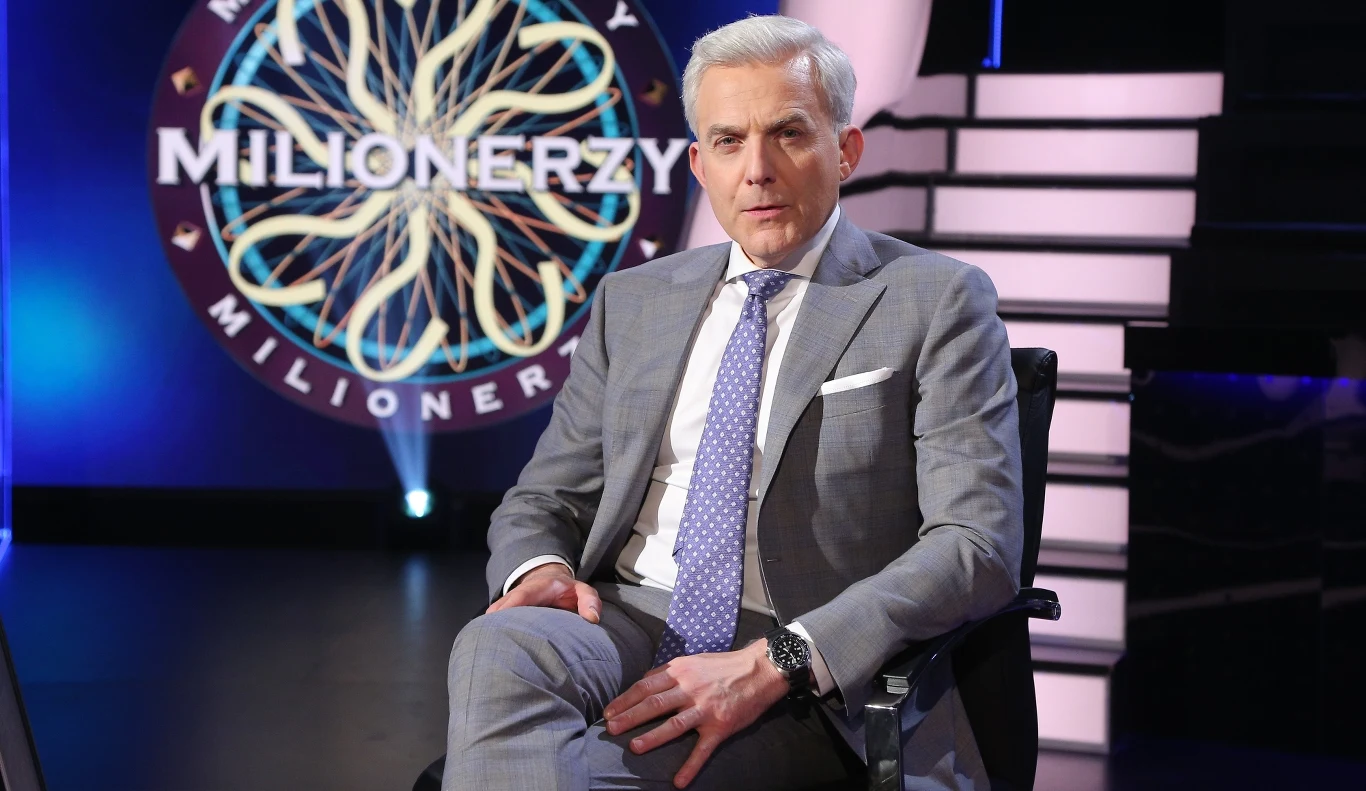 Hubert Urbański od lat jest gospodarzem słynnego teleturnieju "Milionerzy" Hubert Urbański od lat jest gospodarzem słynnego teleturnieju "Milionerzy"