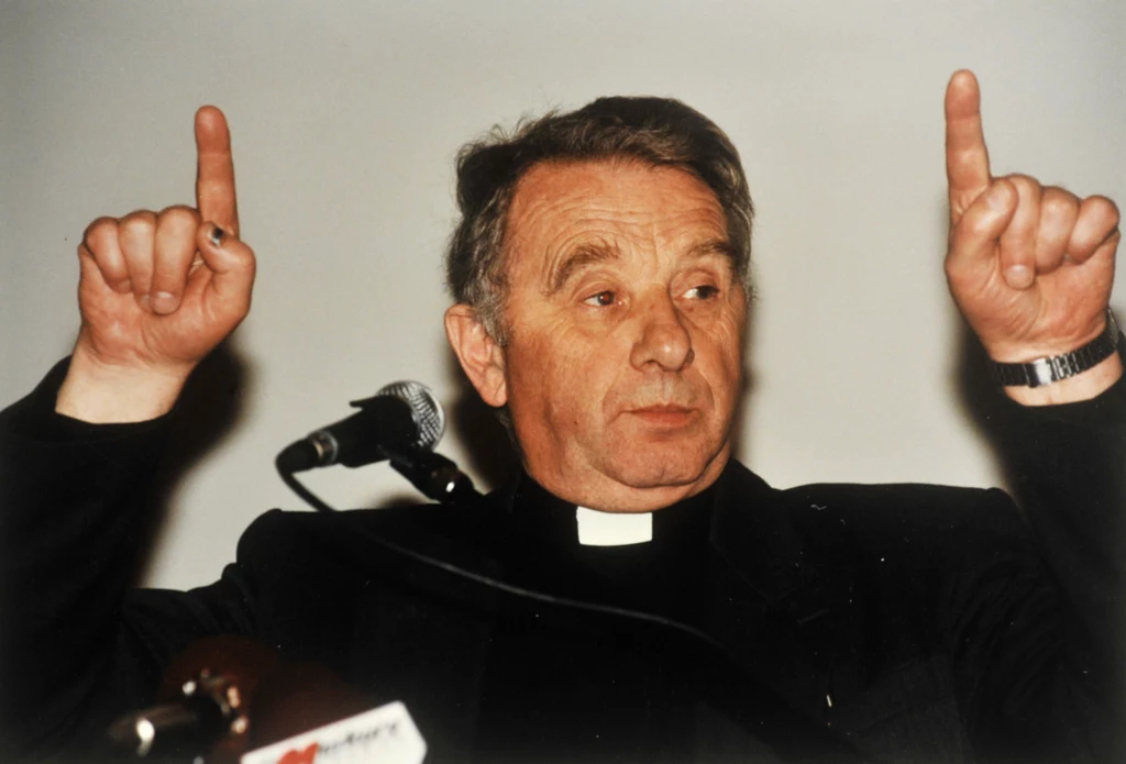 Ksiądz Józef Tischner w latach 90.