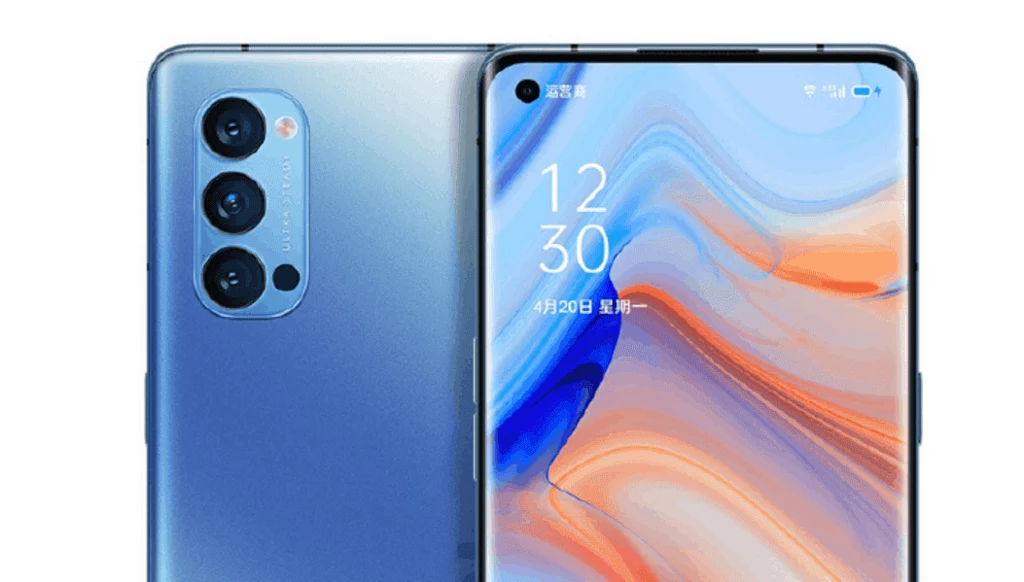 Oppo Reno 4 render / fot. GizChina