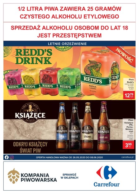 Kompania Piwowarska w Carrefour!
