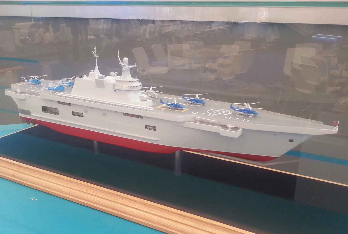Model okrętu typu "Priboj" pokazany na targach Armia-2015 Model okrętu typu "Priboj" pokazany na targach Armia-2015