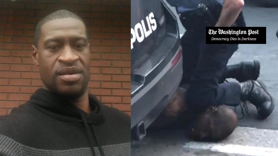Policjant udusił kolanem George'a Floyda Policjant udusił kolanem George'a Floyda