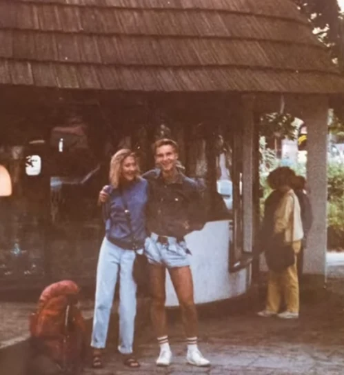 Agata i Andrzej Dudowie w młodości