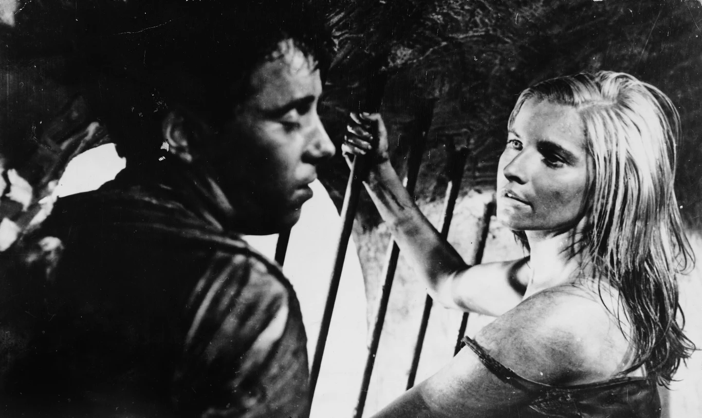 Iżewska najbardziej zapisała się w pamięci widzów rolą "Stokrotki" w filmie "Kanał" (1957). Obraz Andrzeja Wajdy, przedstawiający koszmar klęski powstańców, był debiutem filmowym aktorki. Słynna symboliczna scena z filmu, kiedy "Stokrotka" z ciężko rannym Korabem docierają kanałami do kraty nad Wisłą, przeszła do historii kina. Film Wajdy zdobył w 1957 r. Nagrodę Specjalną Jury - Srebrną Palmę na Międzynarodowym Festiwalu Filmowym w Cannes.

Na zdjęciu: Teresa Iżewska i Tadeusz Janczar w filmie Andrzeja Wajdy "Kanał" (1956)