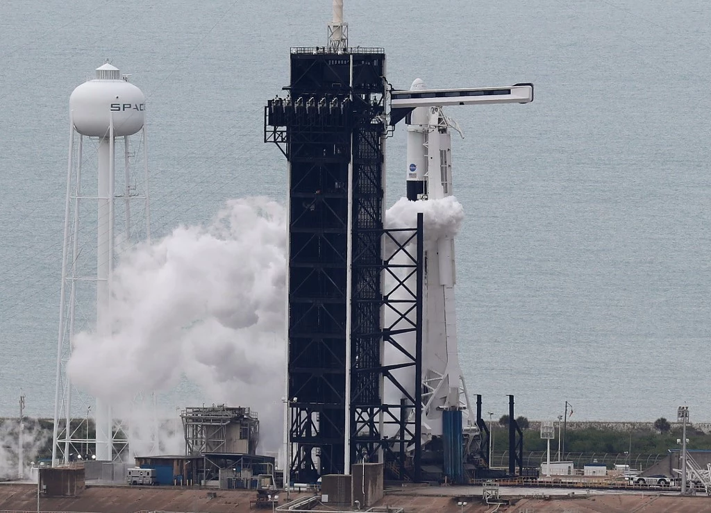 NASA SpaceX Demo-2 - zdjęcie z środy 27 maja