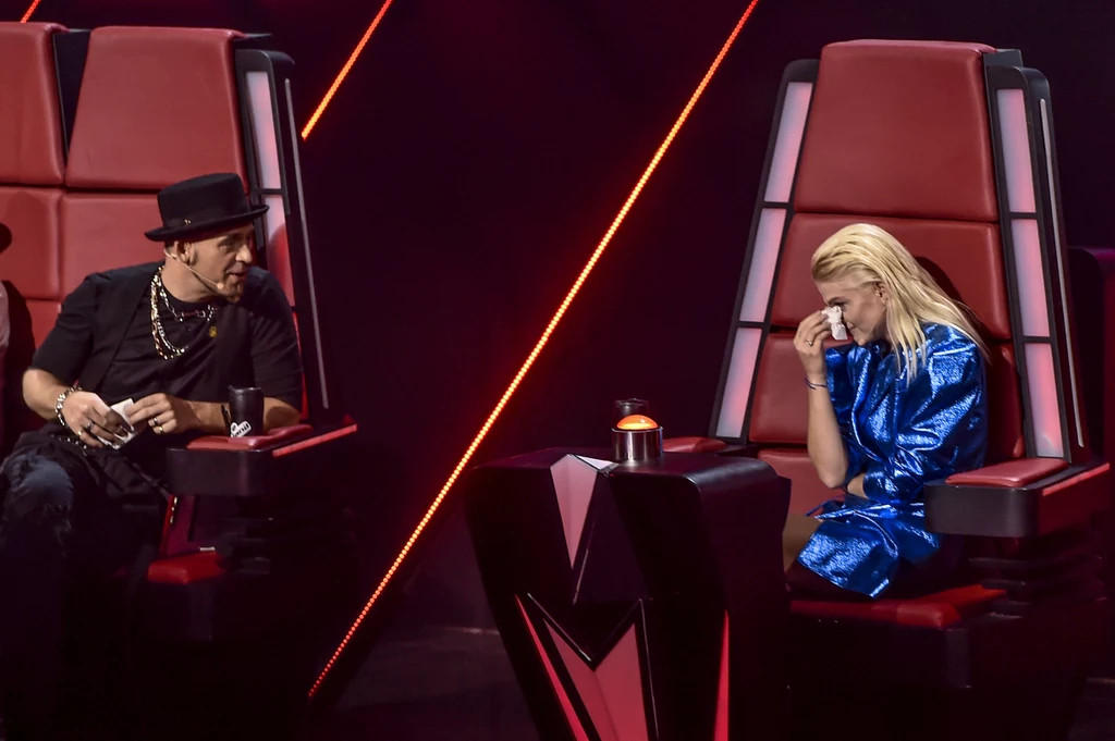 Margaret żegna się z "The Voice of Poland" (z lewej Tomson)