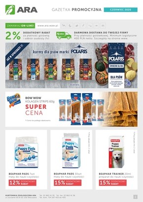 Gazetka promocyjna na Czerwiec - Ara!
