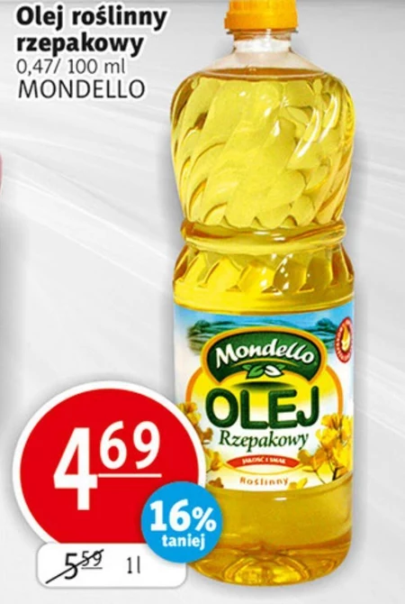 Olej rzepakowy Mondello