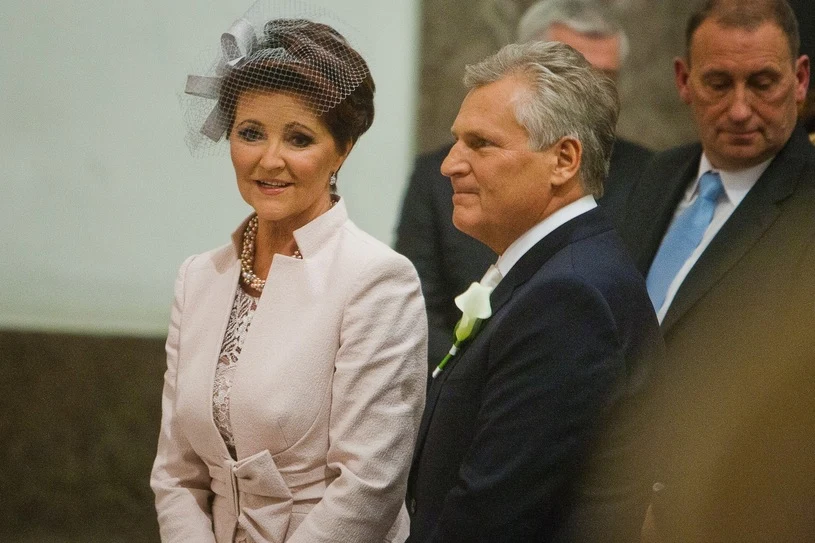 Jolanta Kwaśniewska z mężem  Jolanta Kwaśniewska z mężem