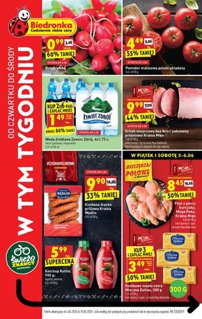Promocje od czwartku w Biedronce!