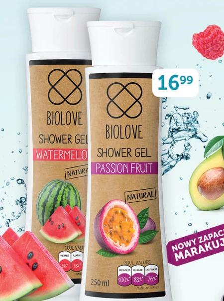 Żel pod prysznic Biolove