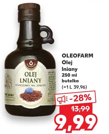 Olej lniany Oleofarm