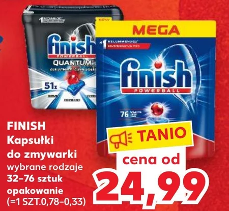 Kapsułki do zmywarki Finish