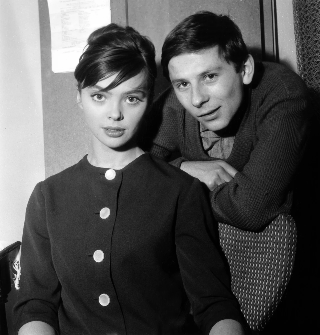 Barbara Kwiatkowska-Lass i Roman Polański Barbara Kwiatkowska-Lass i Roman Polański