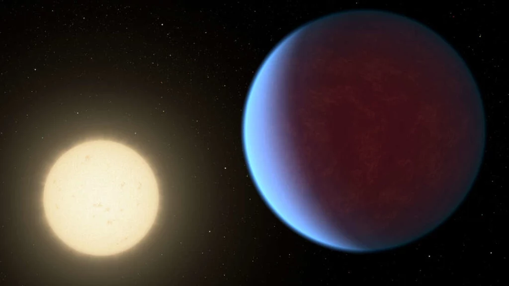 Wizja artystyczna egzoplanety 55 Cancri e