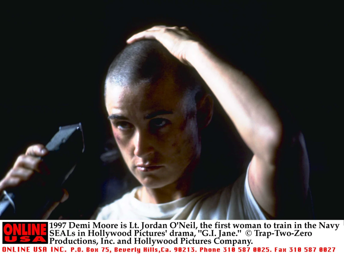 Demi Moore w filmie "G.I. Jane."