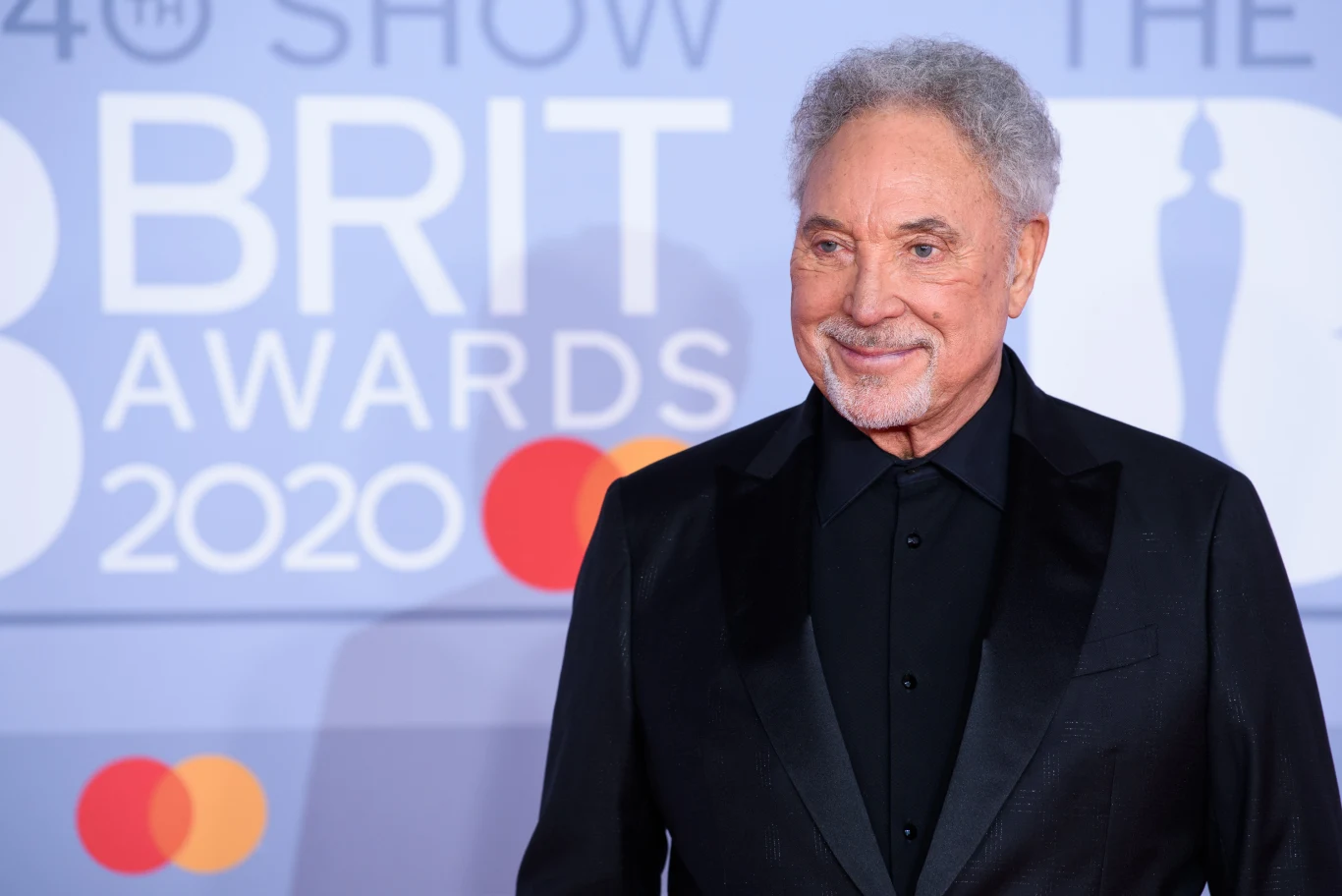 Tom Jones podczas gali Brit Awards - 18 lutego 2020 r.