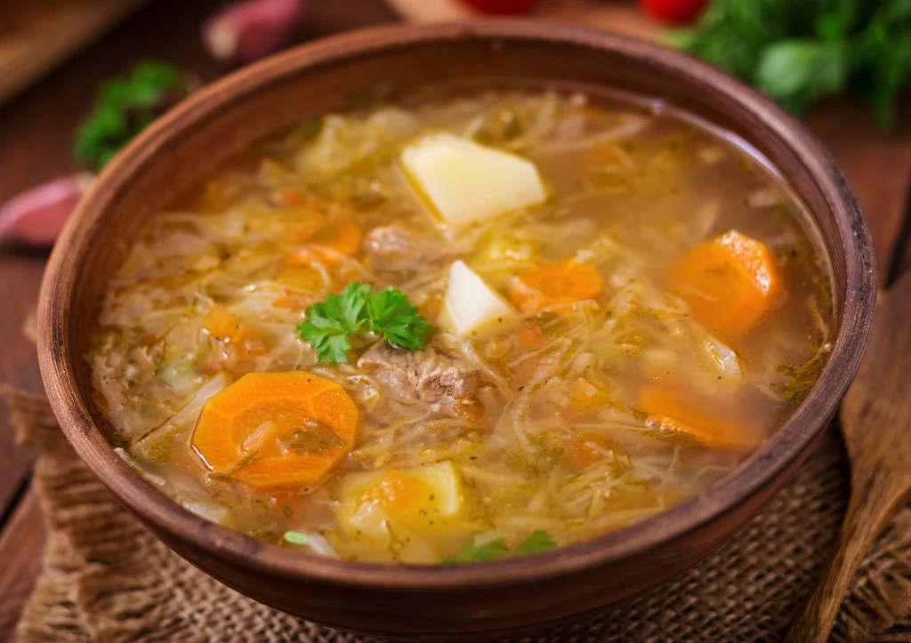 Kapuśniak - pożywna i bardzo sycąca zupa