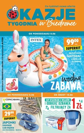 Wodna zabawa w Biedronce