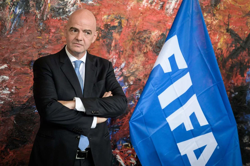 Prezydent FIFA Gianni Infantino Prezydent FIFA Gianni Infantino