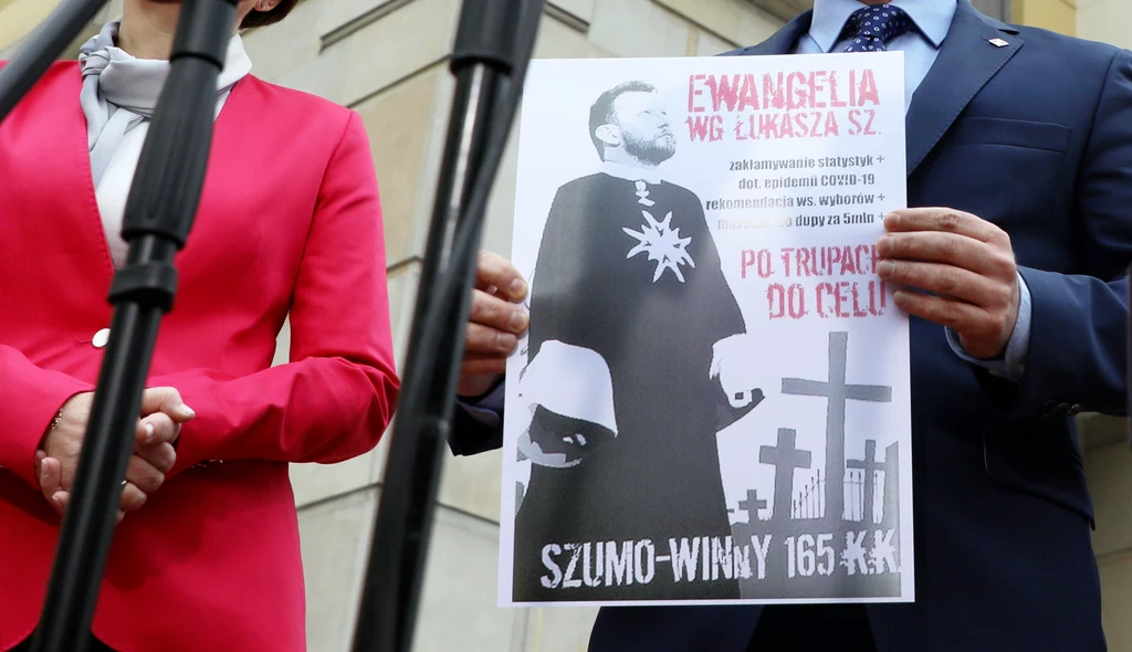 Tak wygląda plakat "Ewangelia wg Łukasza Sz." Tak wygląda plakat "Ewangelia wg Łukasza Sz."