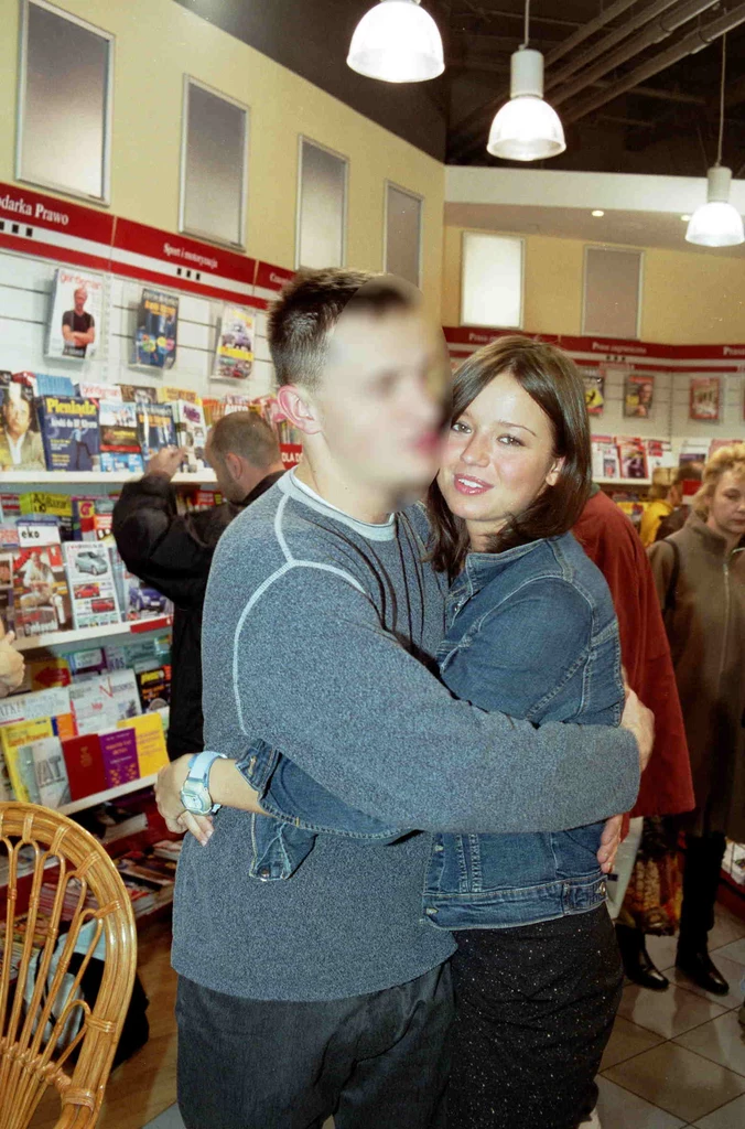 Anna Przybylska ze swoim jedynym mężem - Dominikiem