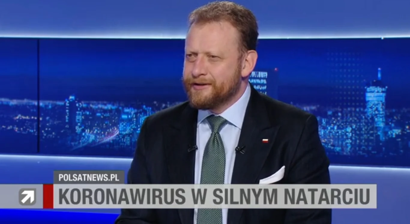 Łukasz Szumowski w programie "Gość Wydarzeń" Łukasz Szumowski w programie "Gość Wydarzeń"