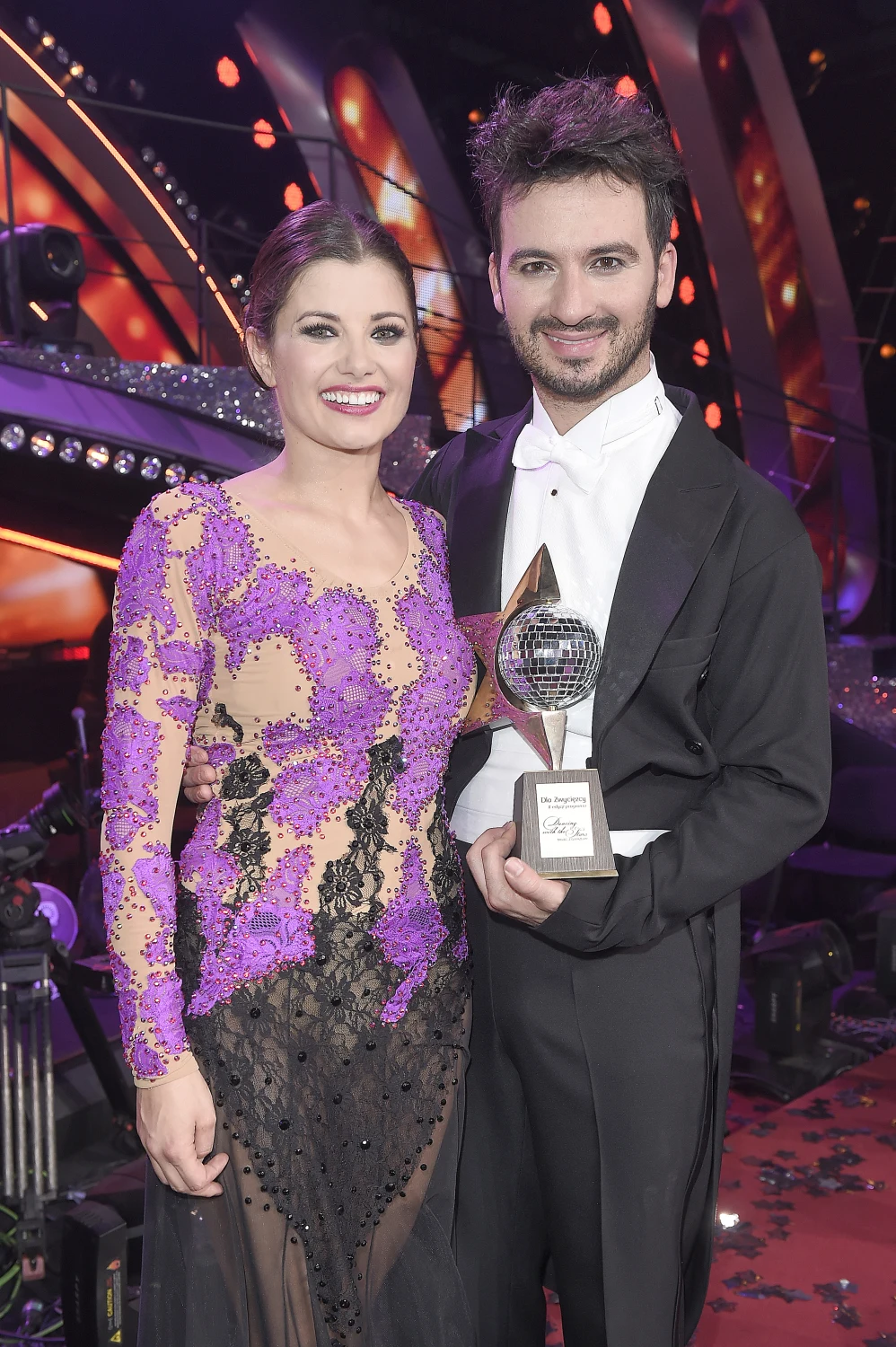 Stefano Terrazzino, na zdj. z Agnieszką Sienkiewicz Stefano Terrazzino, na zdj. z Agnieszką Sienkiewicz