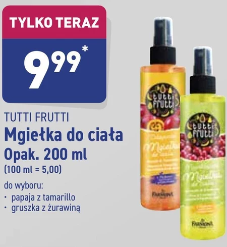 Mgiełka do ciała Tutti Frutti