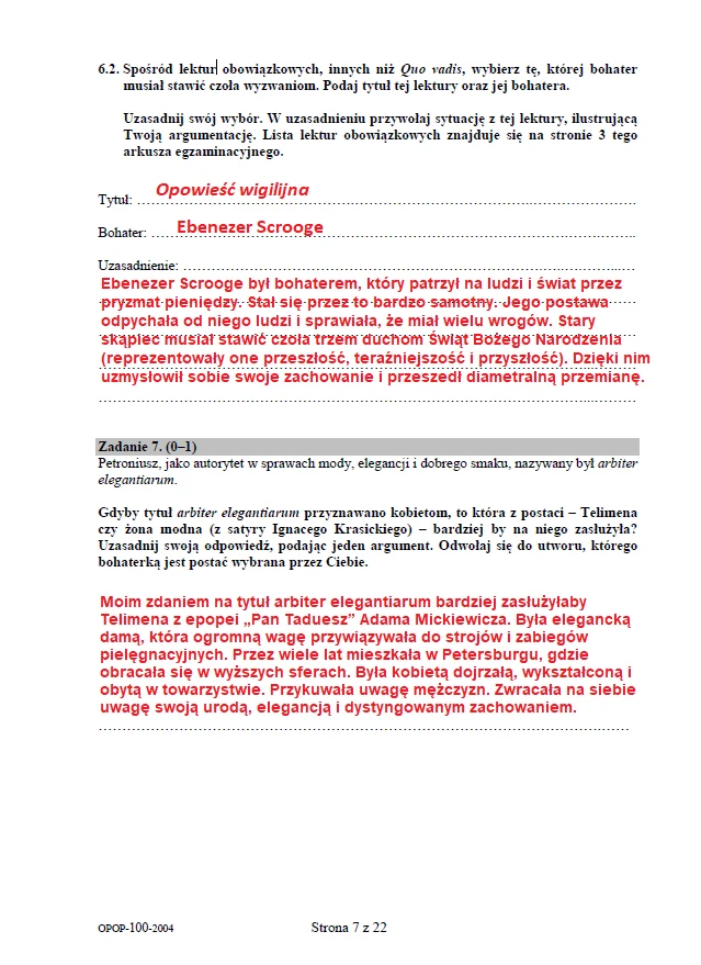 EGZAMIN ÓSMOKLASISTY 2020: Język polski - arkusz CKE i odpowiedzi 