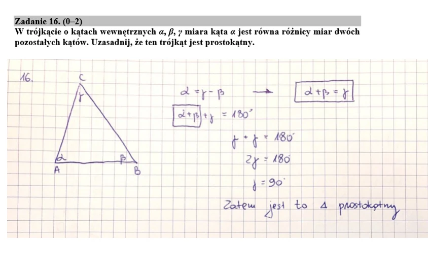 Egzamin ósmoklasisty 2020. Matematyka. Arkusz CKE i rozwiązania Egzamin ósmoklasisty 2020. Matematyka. Arkusz CKE i rozwiązania