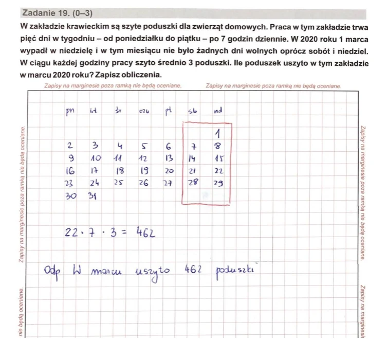 Egzamin ósmoklasisty 2020. Matematyka. Arkusz CKE i rozwiązania Egzamin ósmoklasisty 2020. Matematyka. Arkusz CKE i rozwiązania