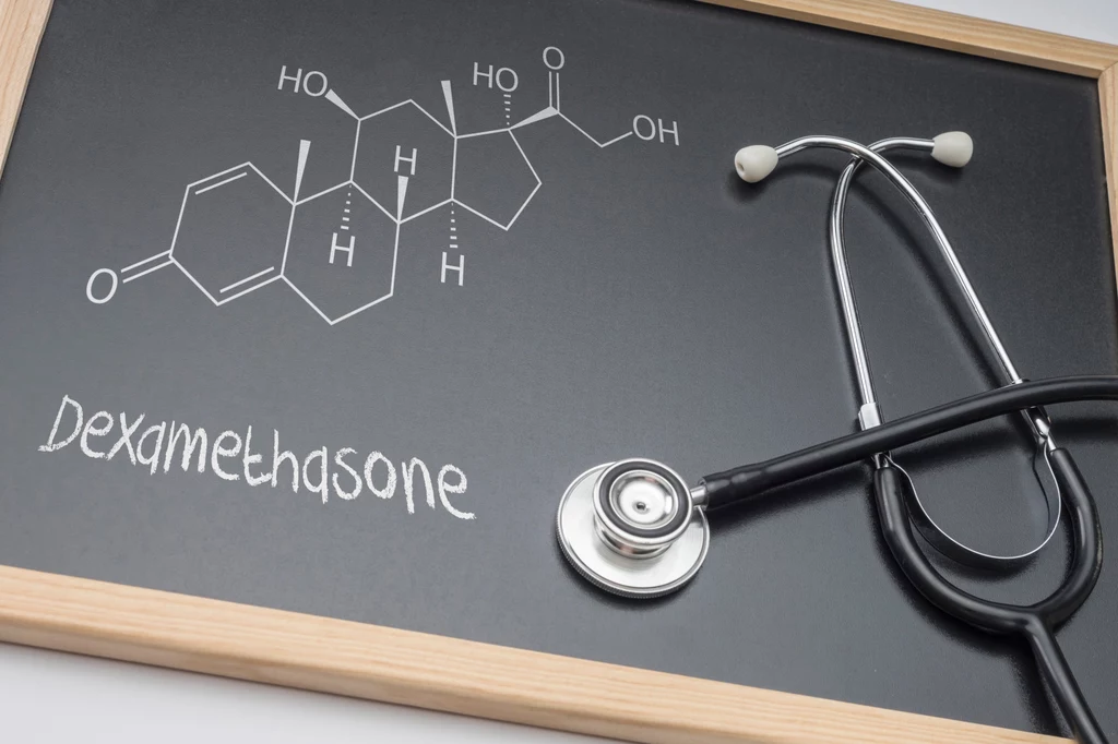 Wzór chemiczny deksametazonu