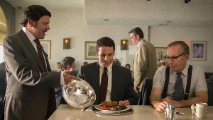 David Cross (L) i Bob Odenkirk (P) w show "With Bob & David"