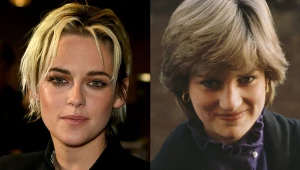 Kristen Stewart (L) i Diana Frances Spencer