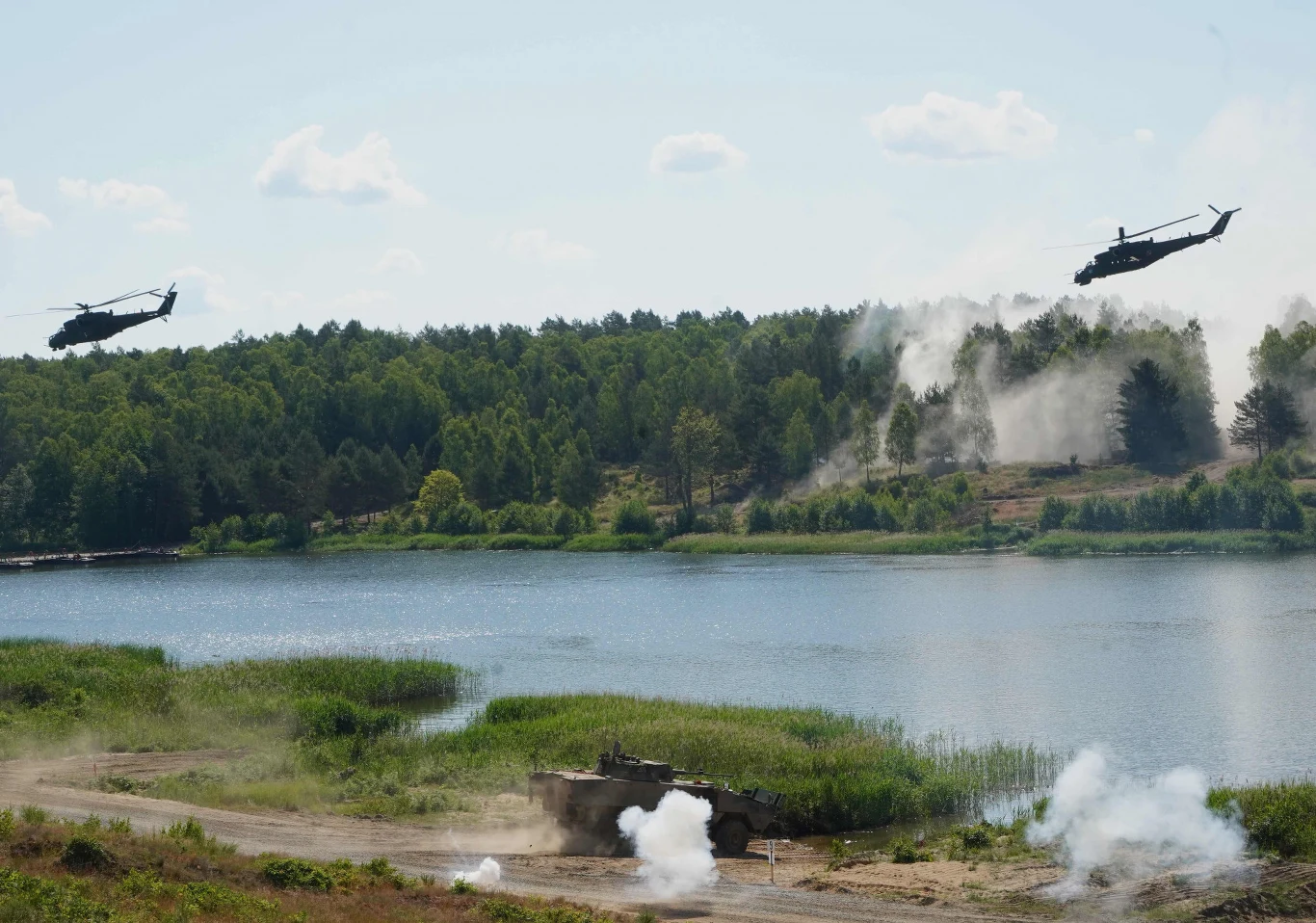 3 Brygada Lotnictwa Bojowego „Warriors” (1st Combat Aviation Brigade) na co dzień stacjonująca w Fort Hood w Teksasie wykonywała zadanie wsparcia z powietrza wojsk amerykańskich w ramach ćwiczenia DEFENDER-Europe 20+.