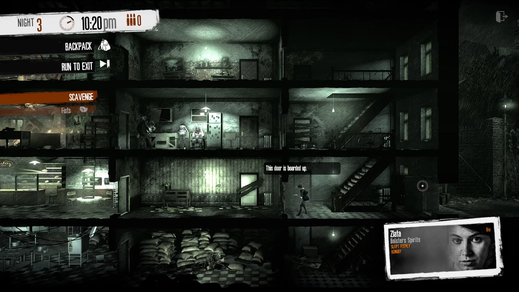 This War of Mine zadebiutowało w listopadzie 2014 roku. Tytuł jest inspirowany prawdziwymi wydarzeniami i reprezentuje gatunek strategii. 