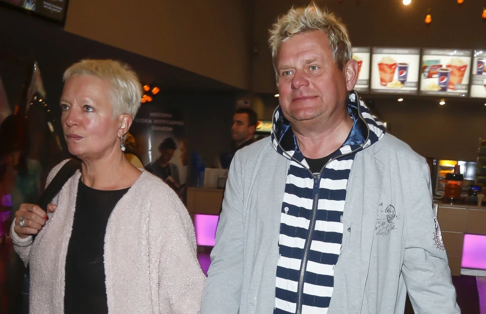 Kazik Staszewski z żoną, Anną Kazik Staszewski z żoną, Anną