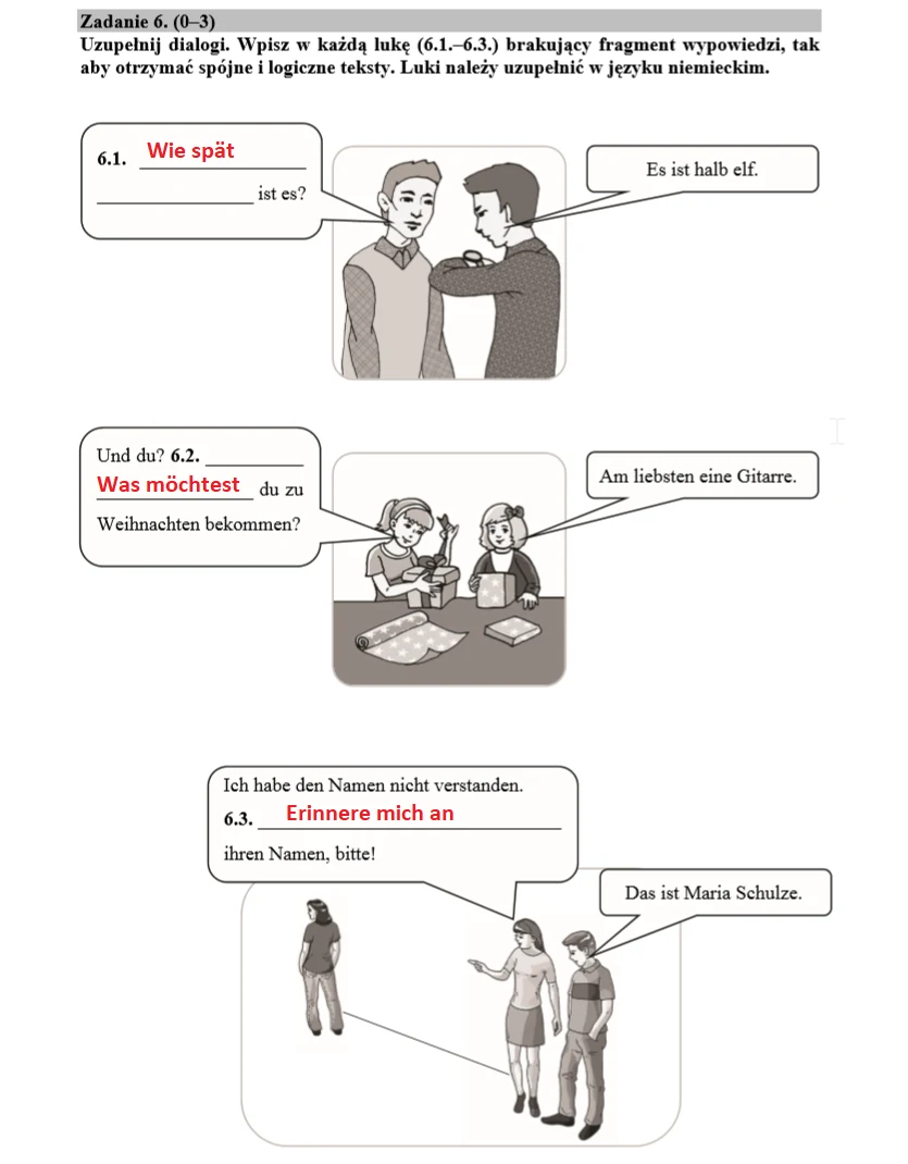 Egzamin ósmoklasisty 2020: Język niemiecki