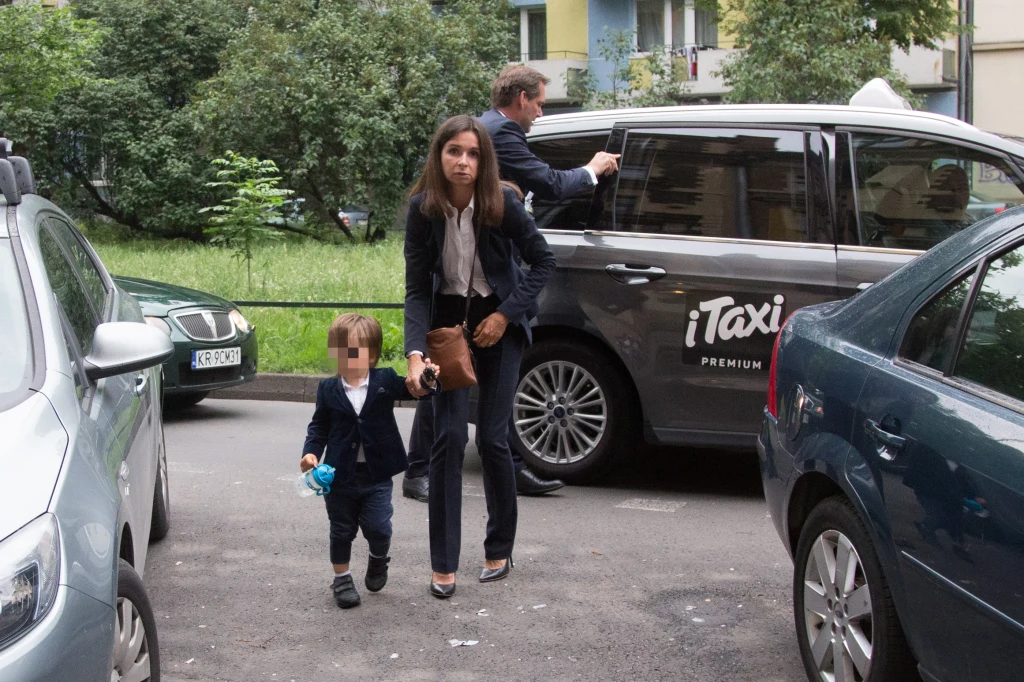 Marta Kaczyńska z synkiem Marta Kaczyńska z synkiem